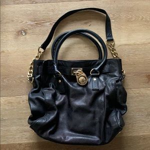Black Leather Michael Korea Purse